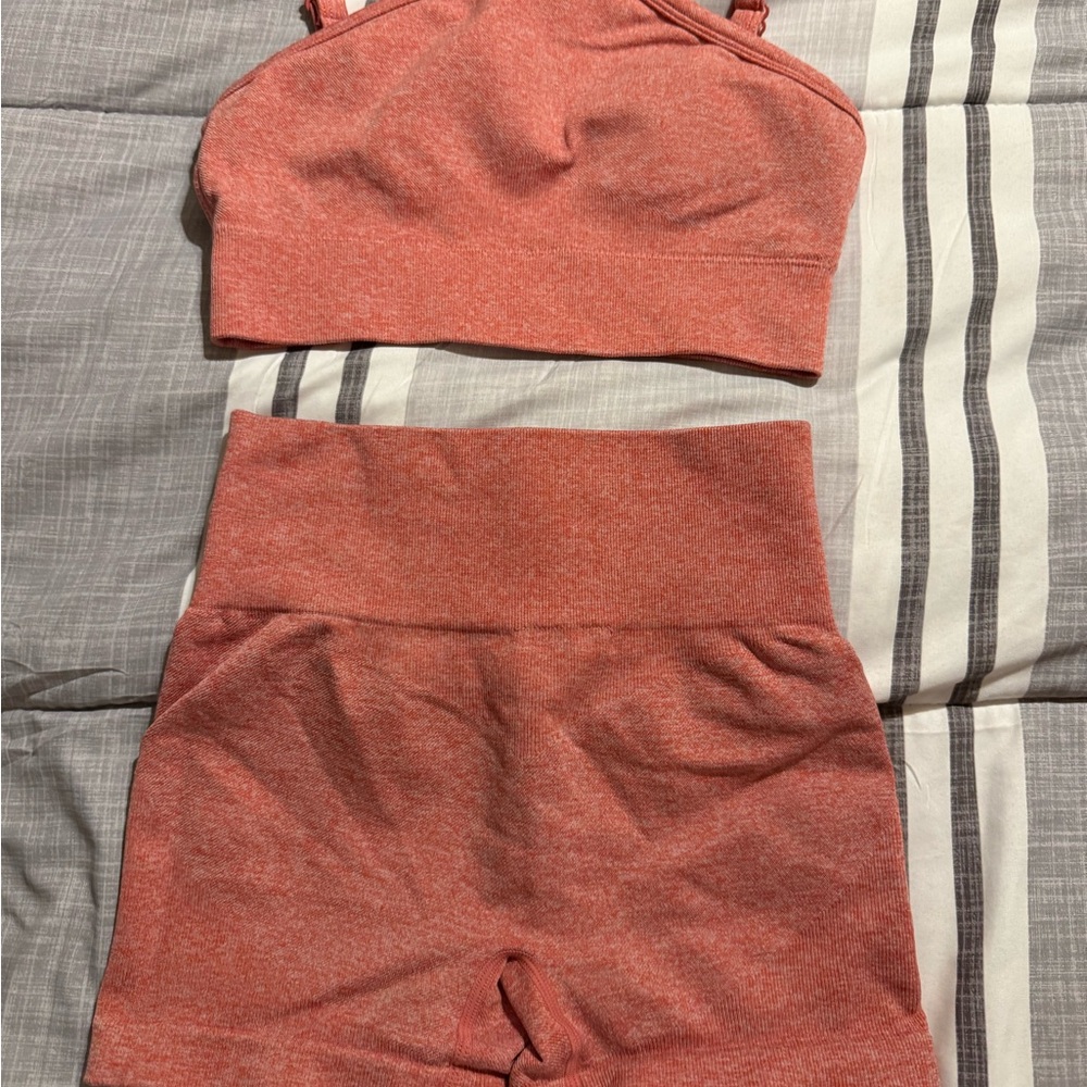 Women's Coral Activewear Set